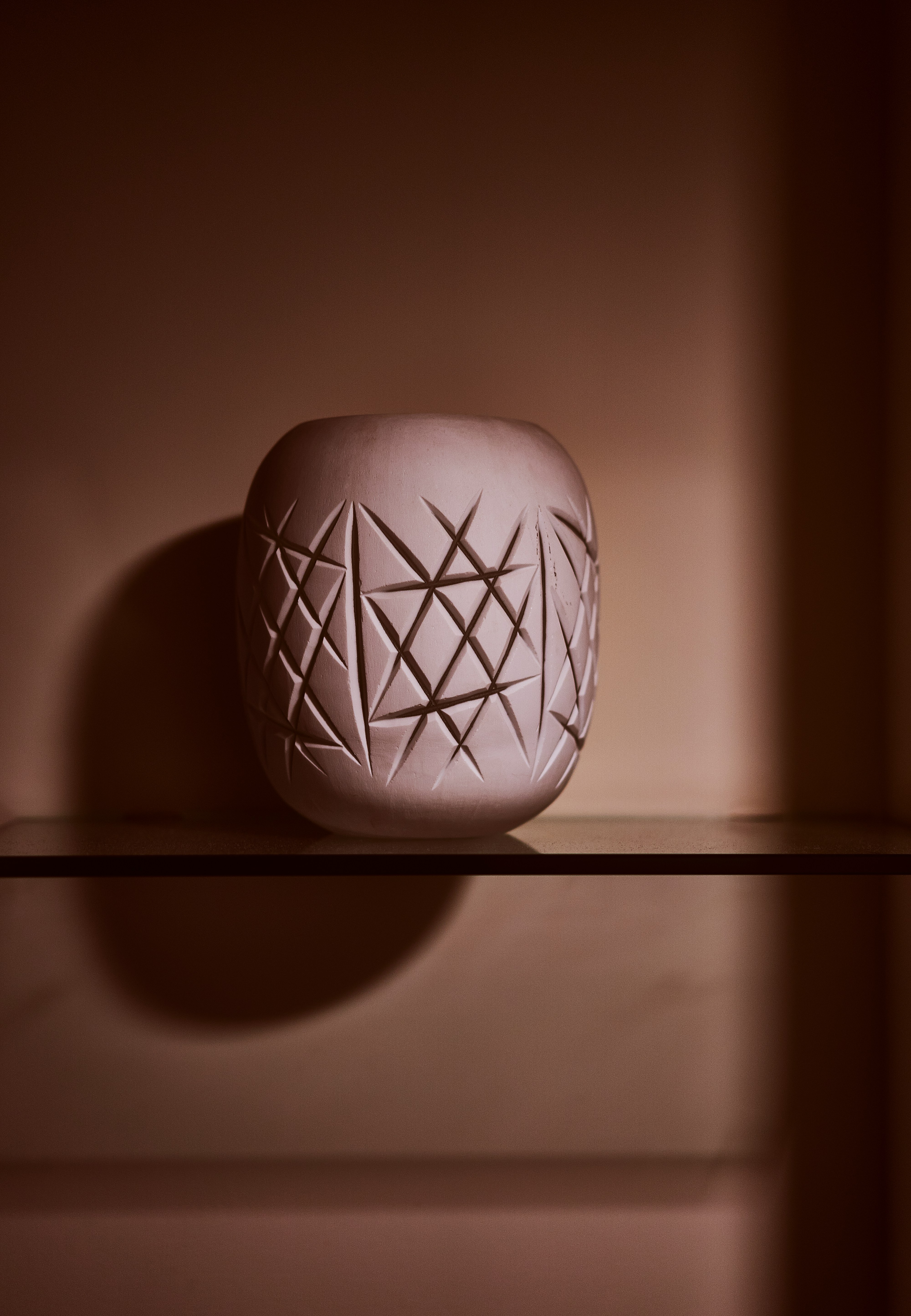 white and black egg ornament