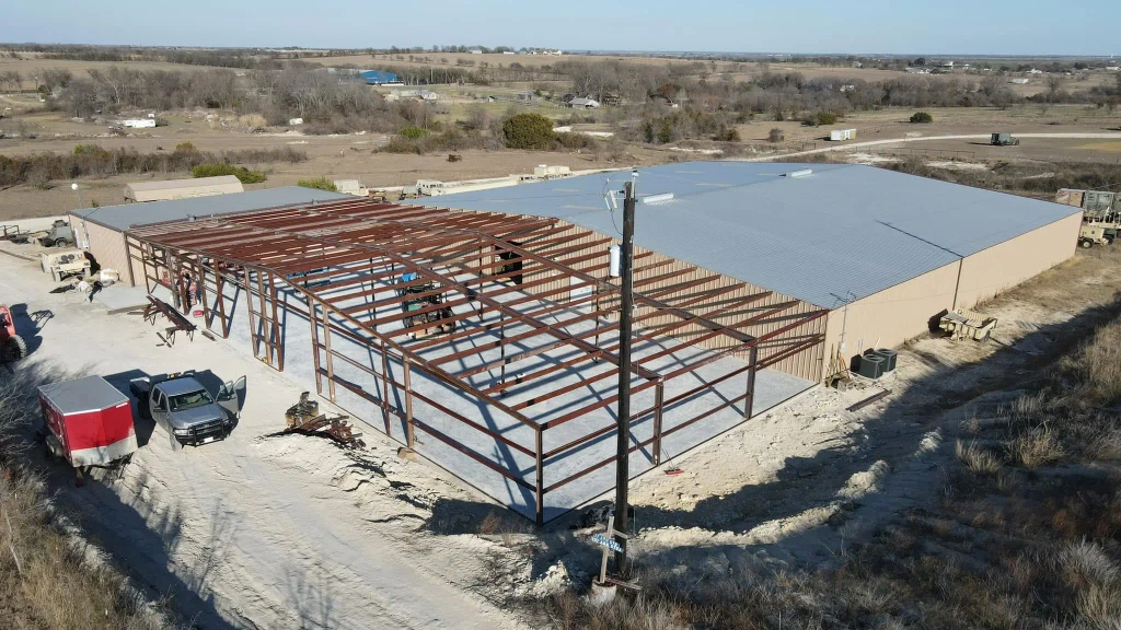 industrial metal roofing