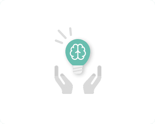 Brain ideas in hand
