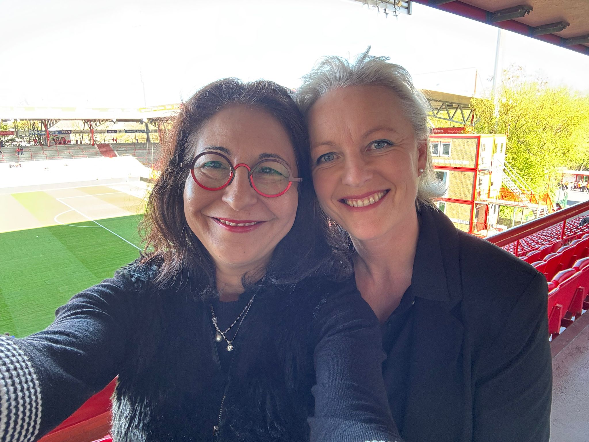 eveline goodman with the berlin womens soccer team