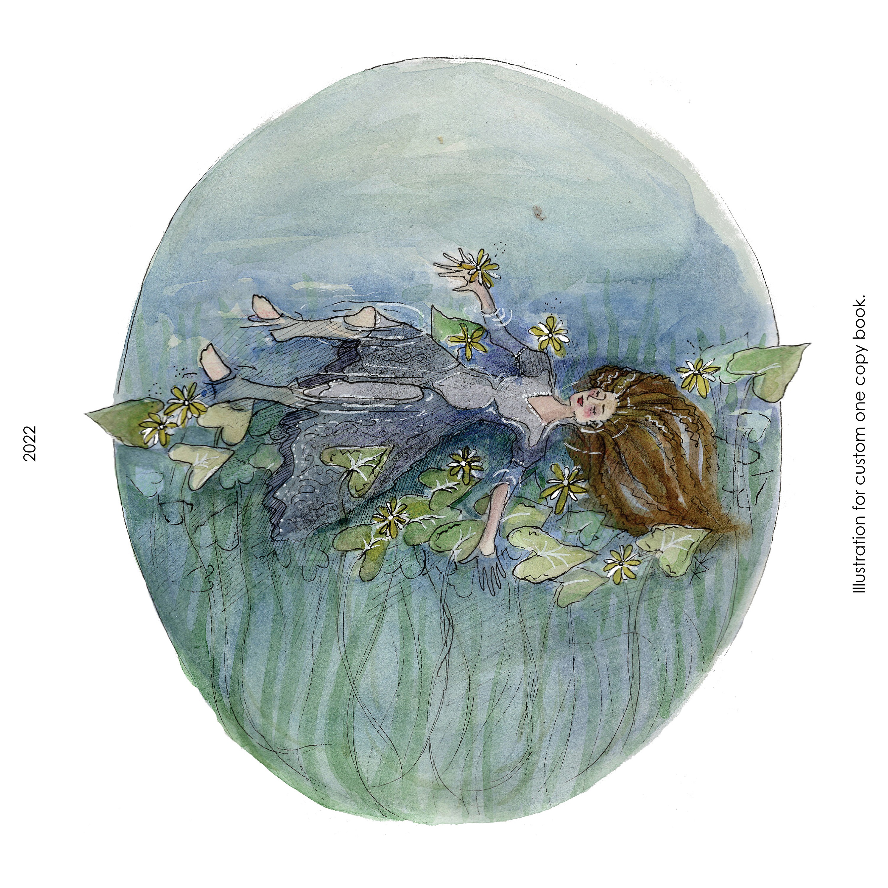 Black and white wave