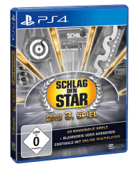 Cover art for the game "Become a Star" for PlayStation, featuring dynamic designs and logo.