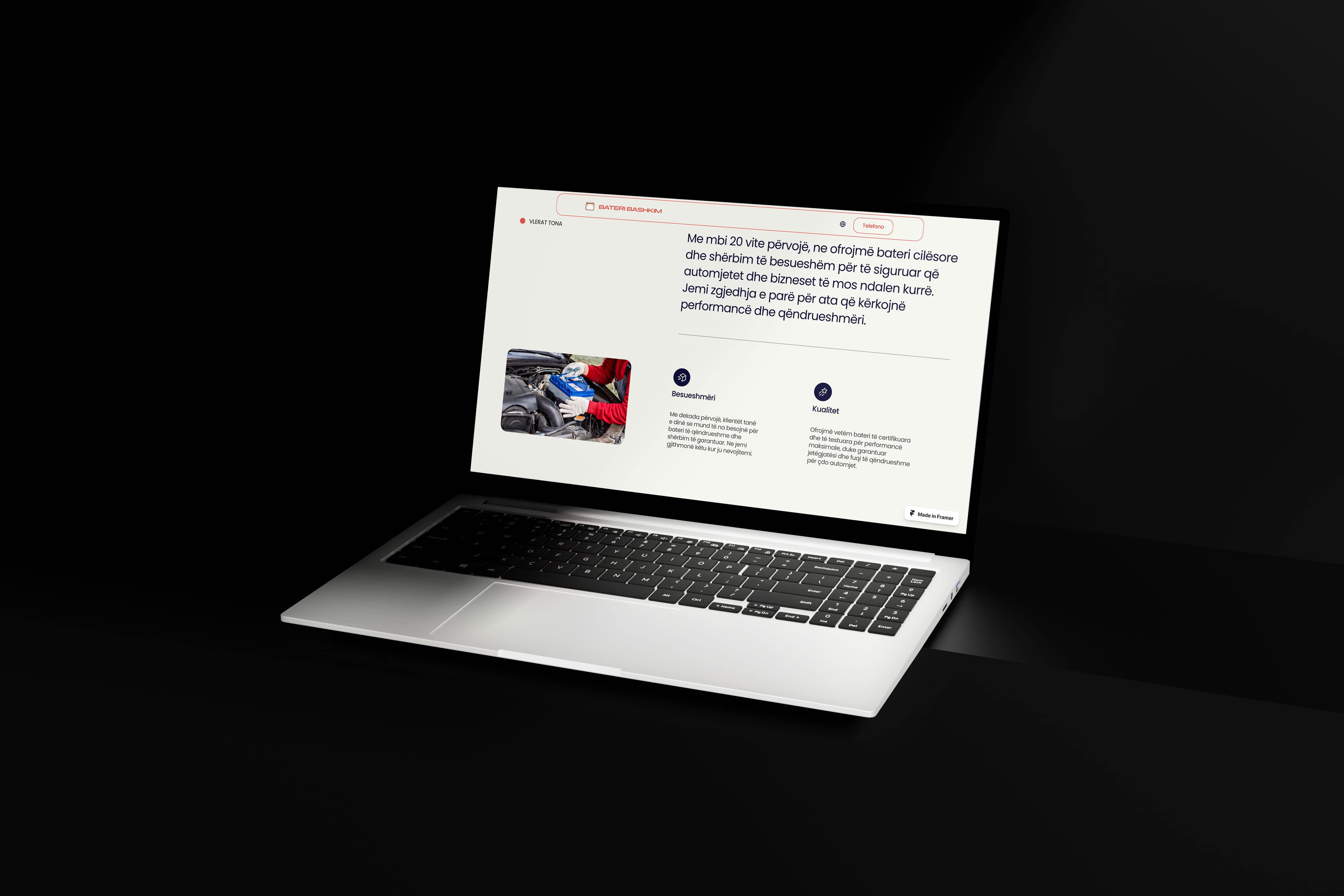 Bateri Bashkimi Website Preview