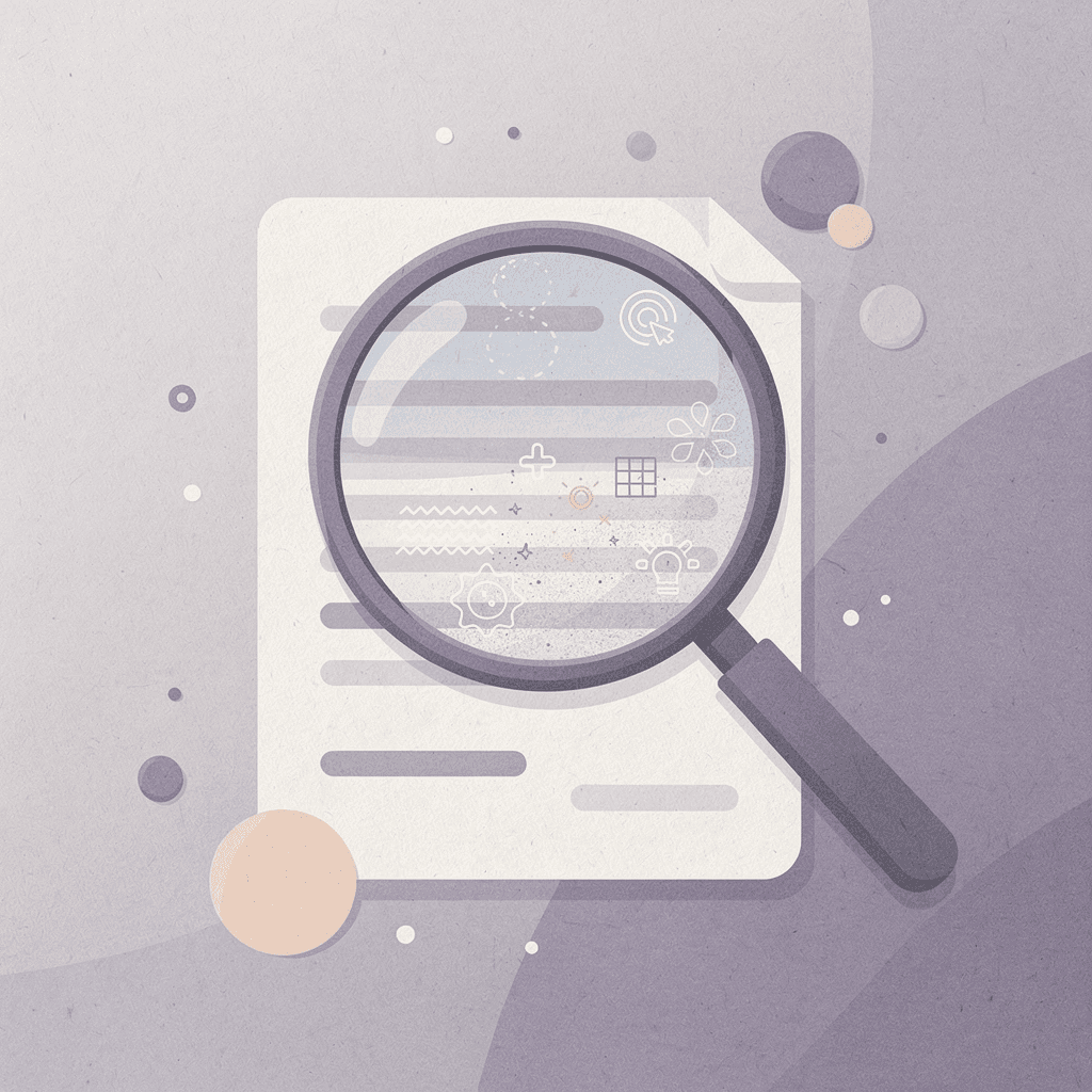 Magnifying glass examining document details representing small LLC closure pitfalls