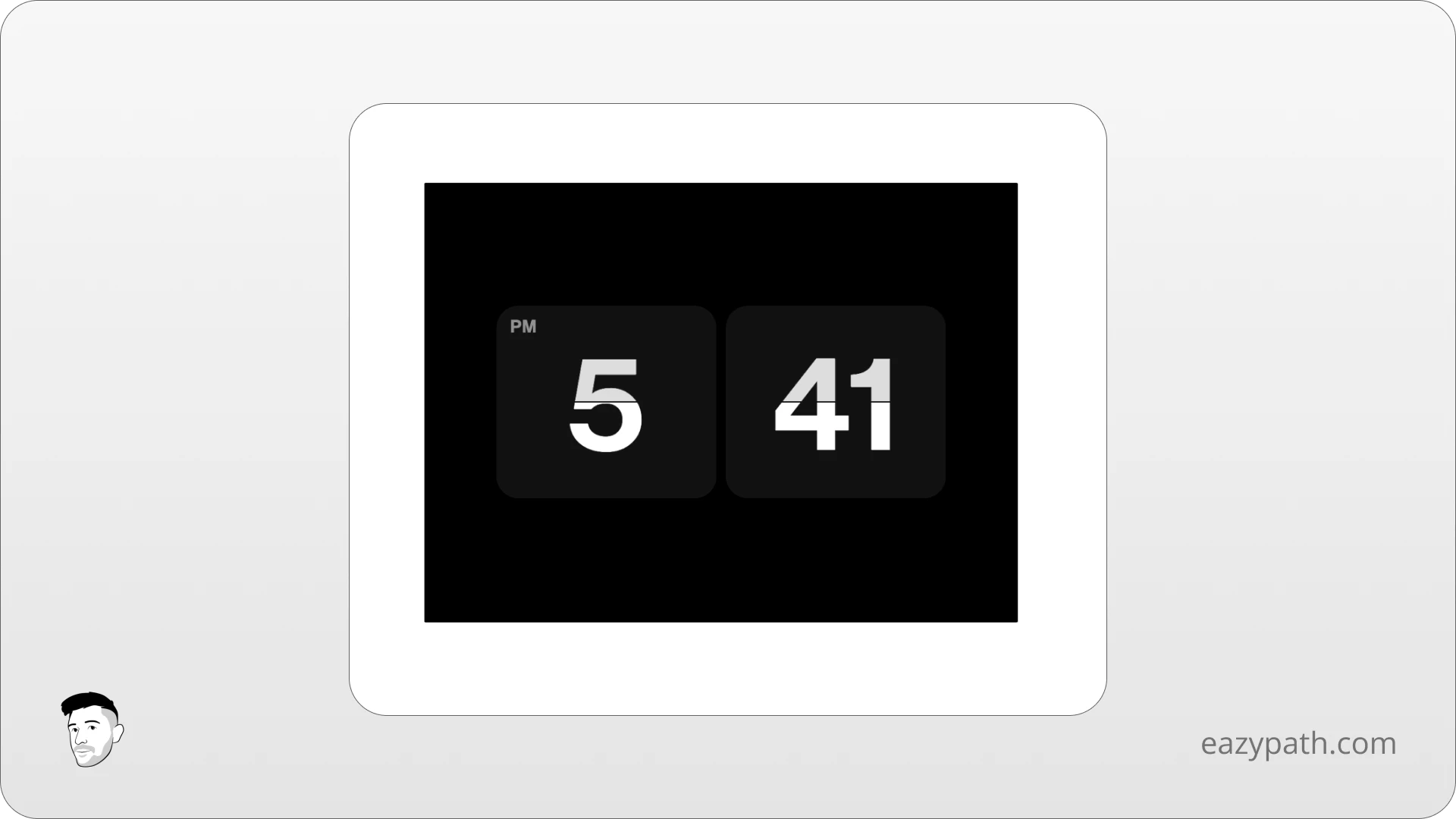 Flocus Flip Notion Clock Widget