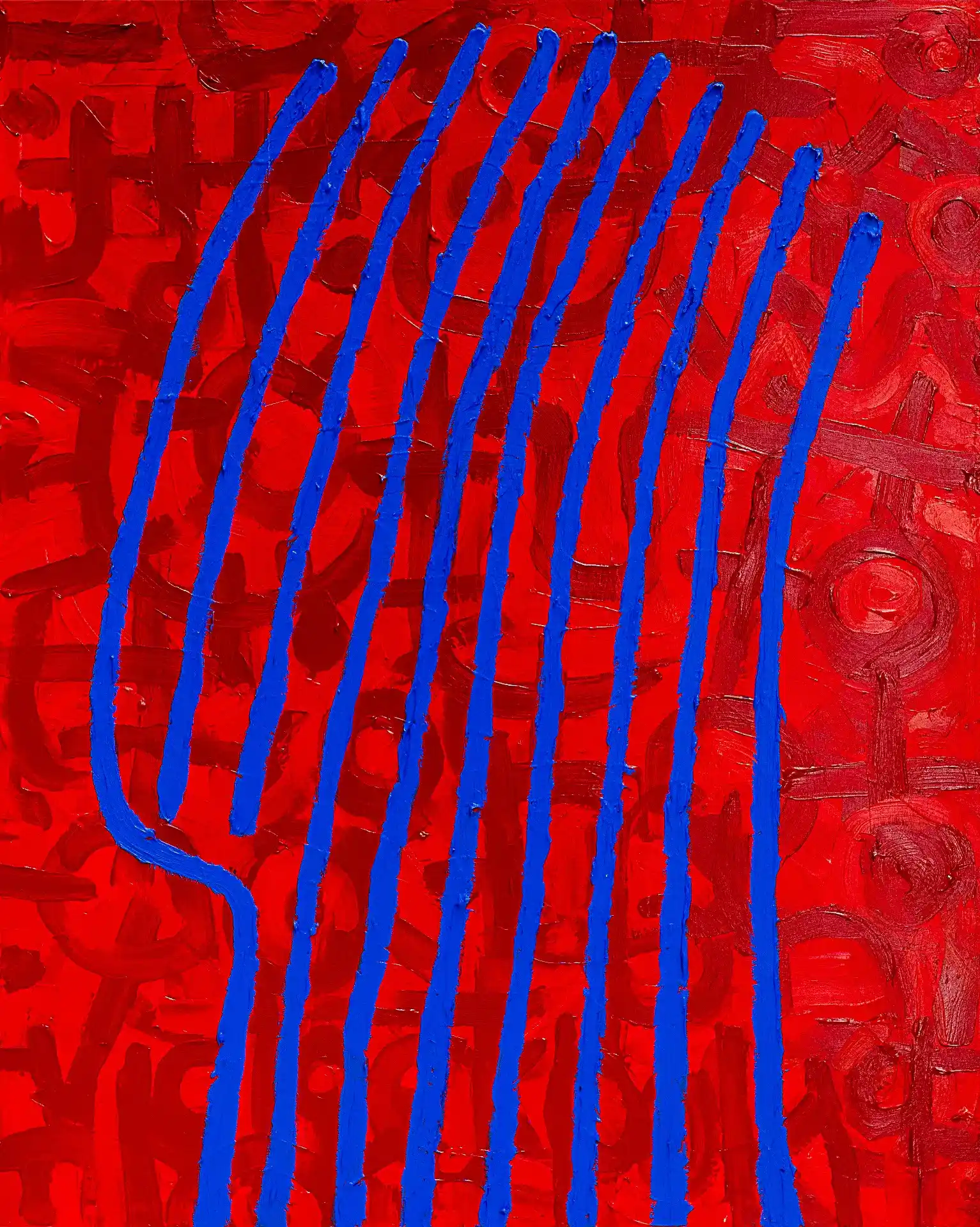 Royals and Goddesses series no.4, c.2019 Acrylic on canvas. Size: 60x45 inches