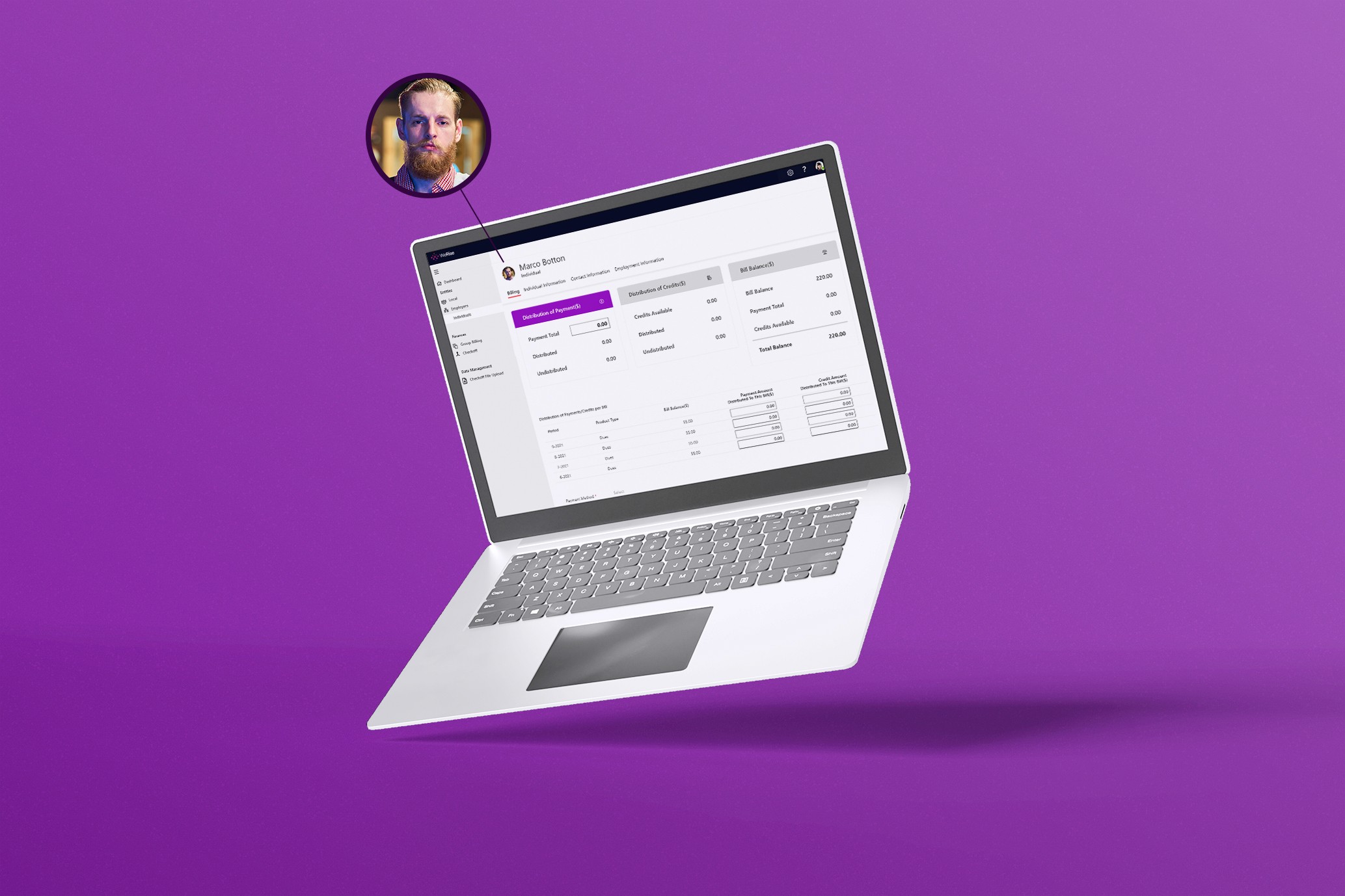 image of werise software for the bartender