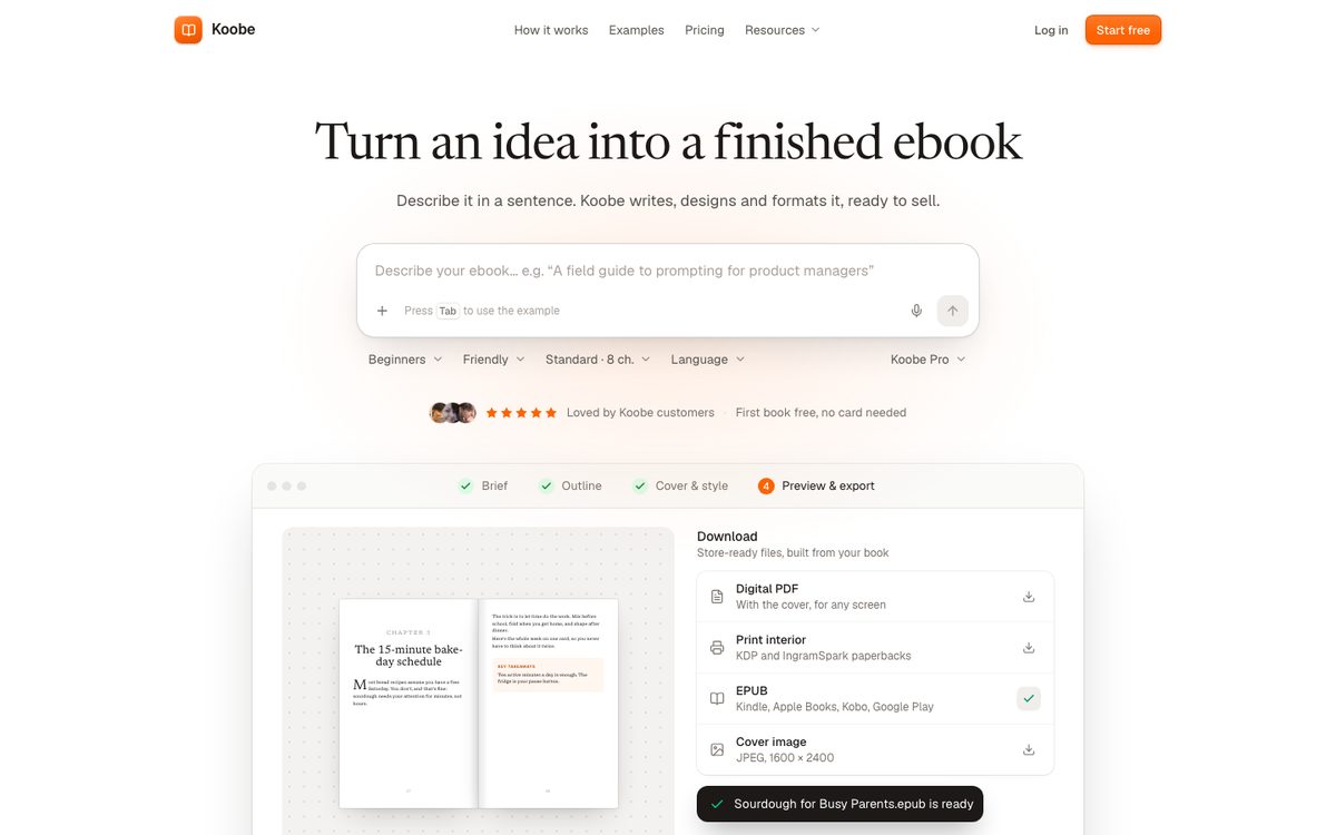 The Koobe home page