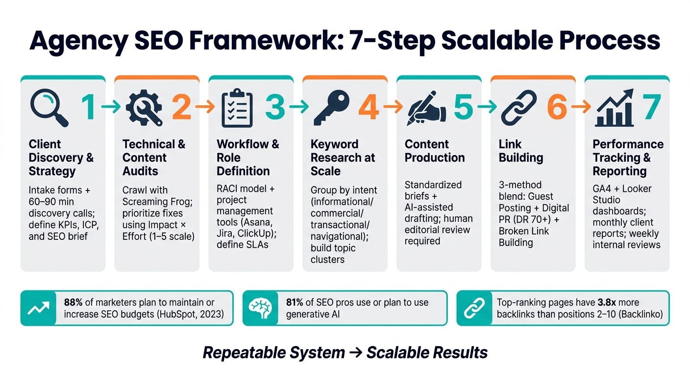 Agency SEO Framework: 7-Step Scalable Process