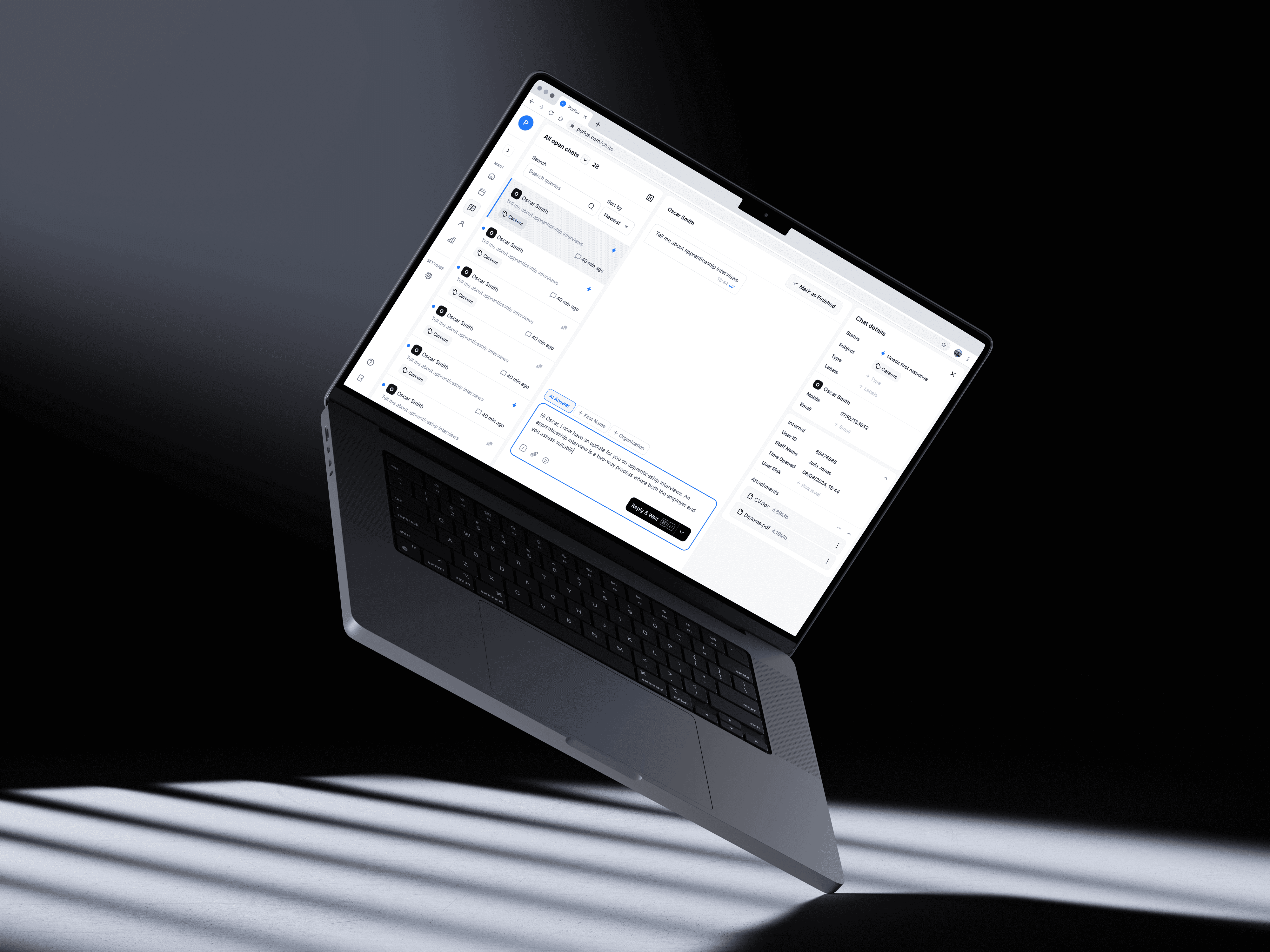 Lunex website redesign