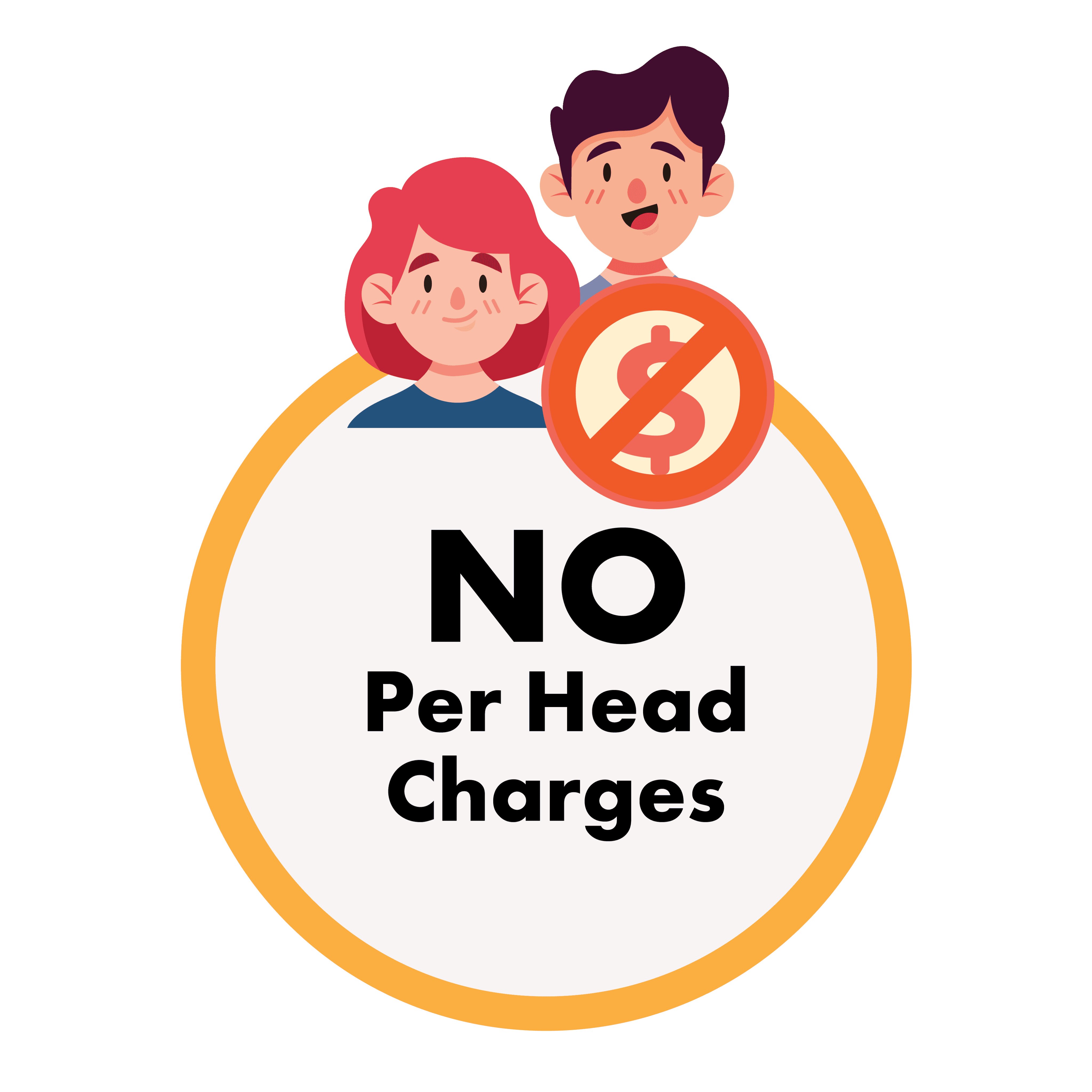 No per head charges