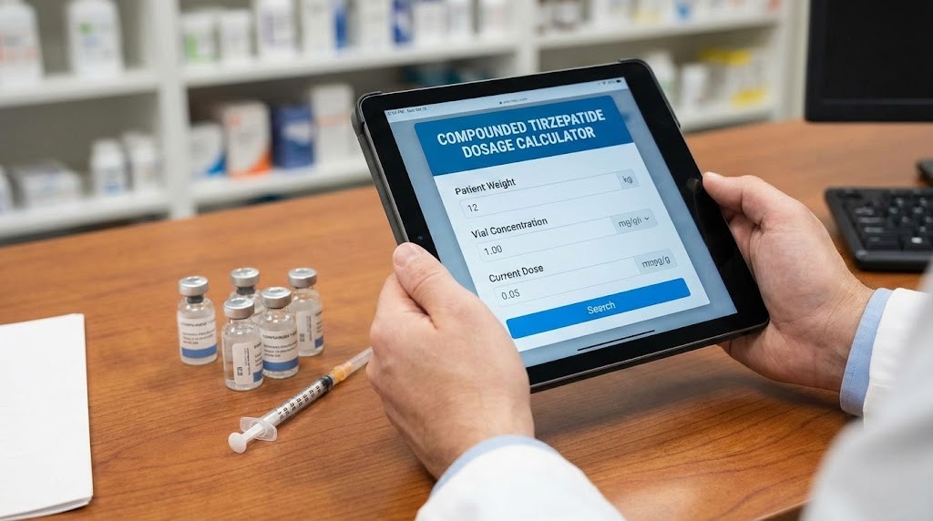 Compounded tirzepatide dosage calculator