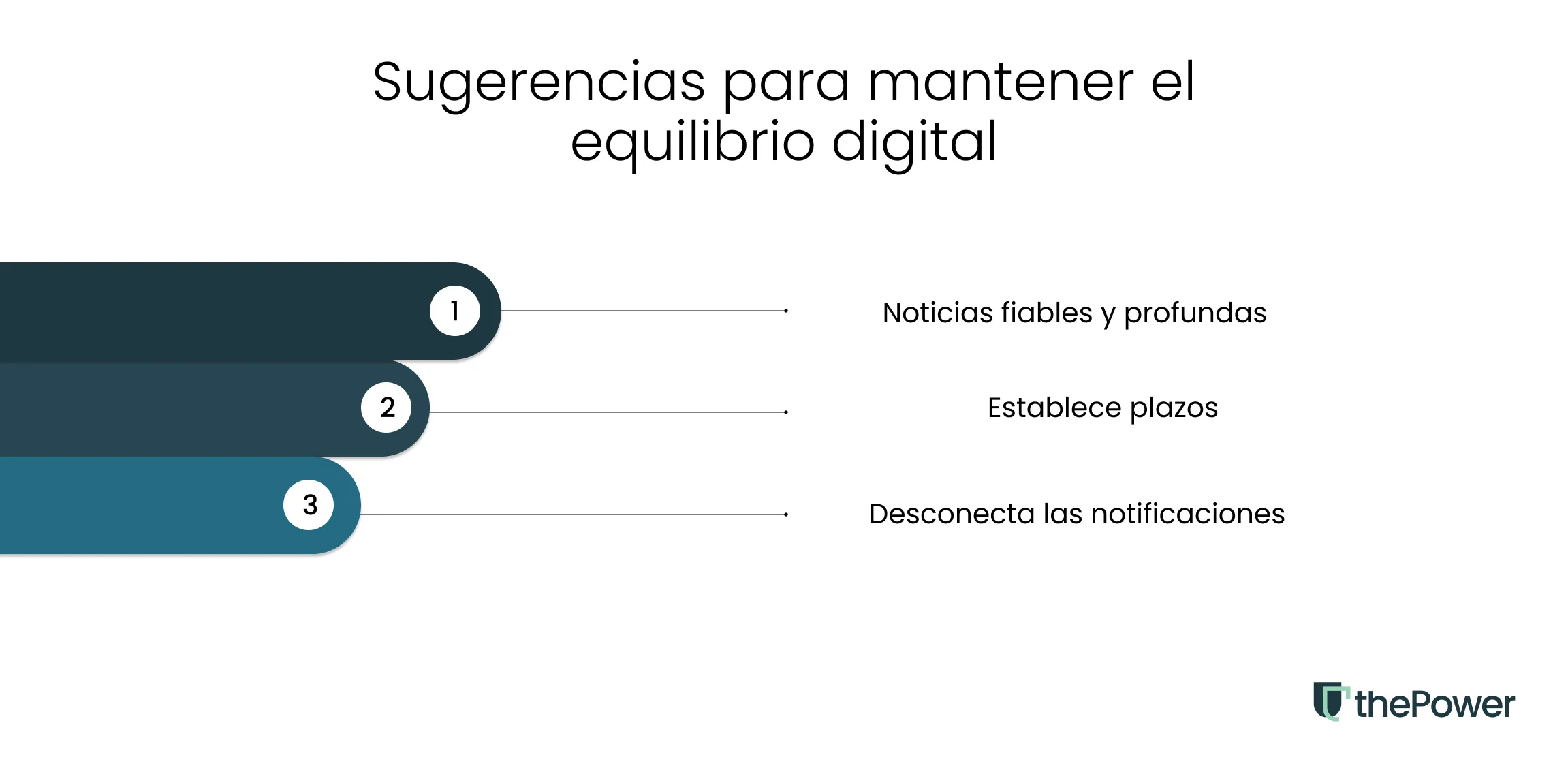 Sugerencias para mantener el equilibrio digital