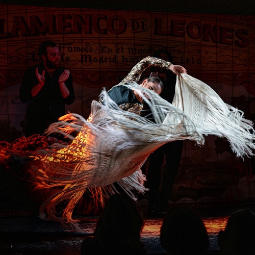 Pokaz flamenco w Flamenco de Leones + bilety na kolację w Madrycie