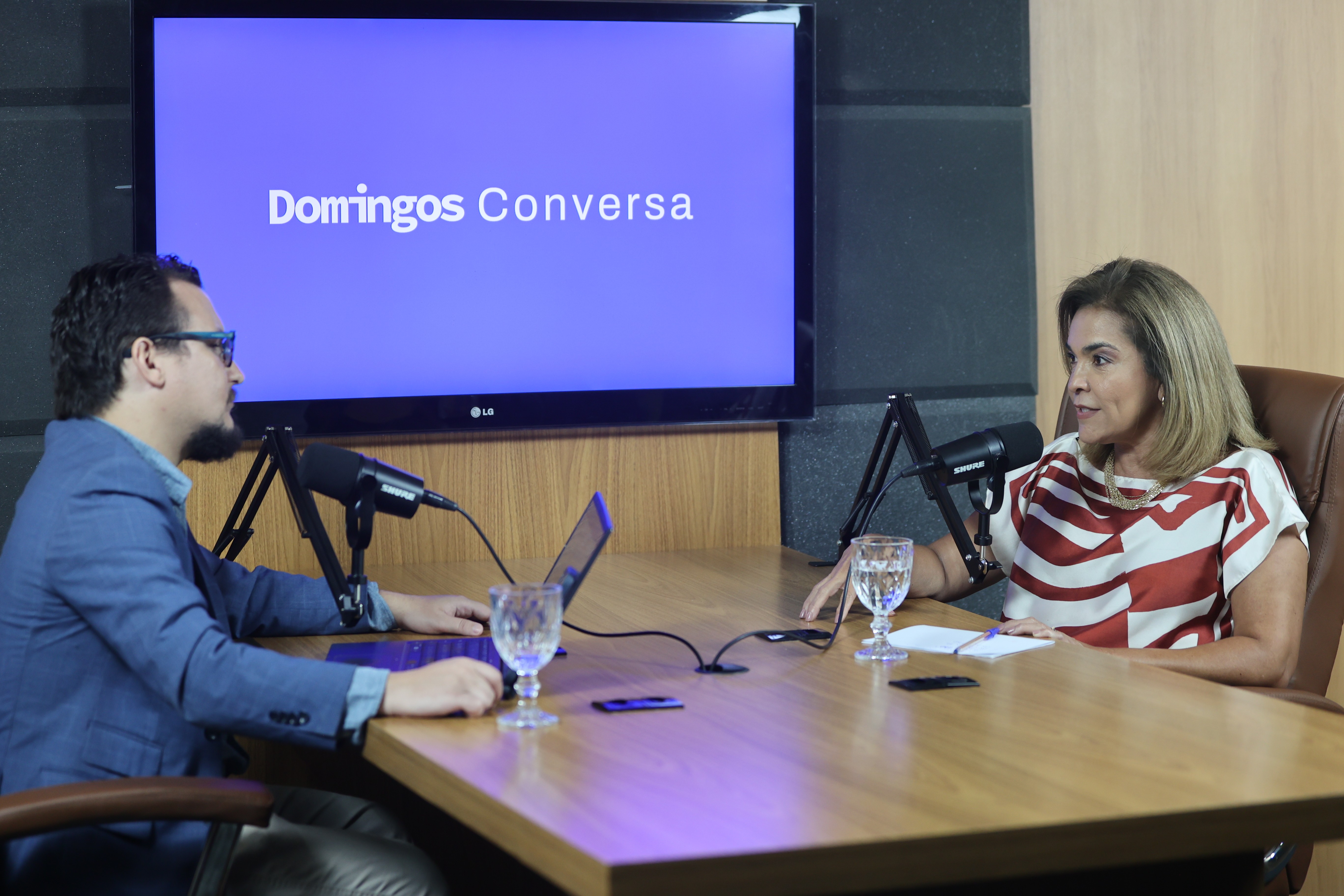 Domingos Ketelbey ao lado de Izaura Cardoso