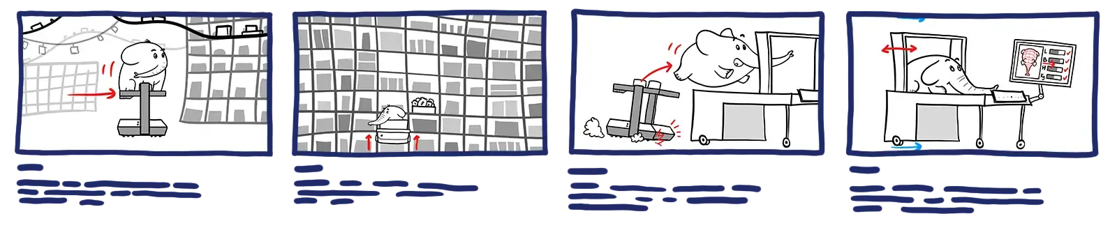 An exemplary storyboard