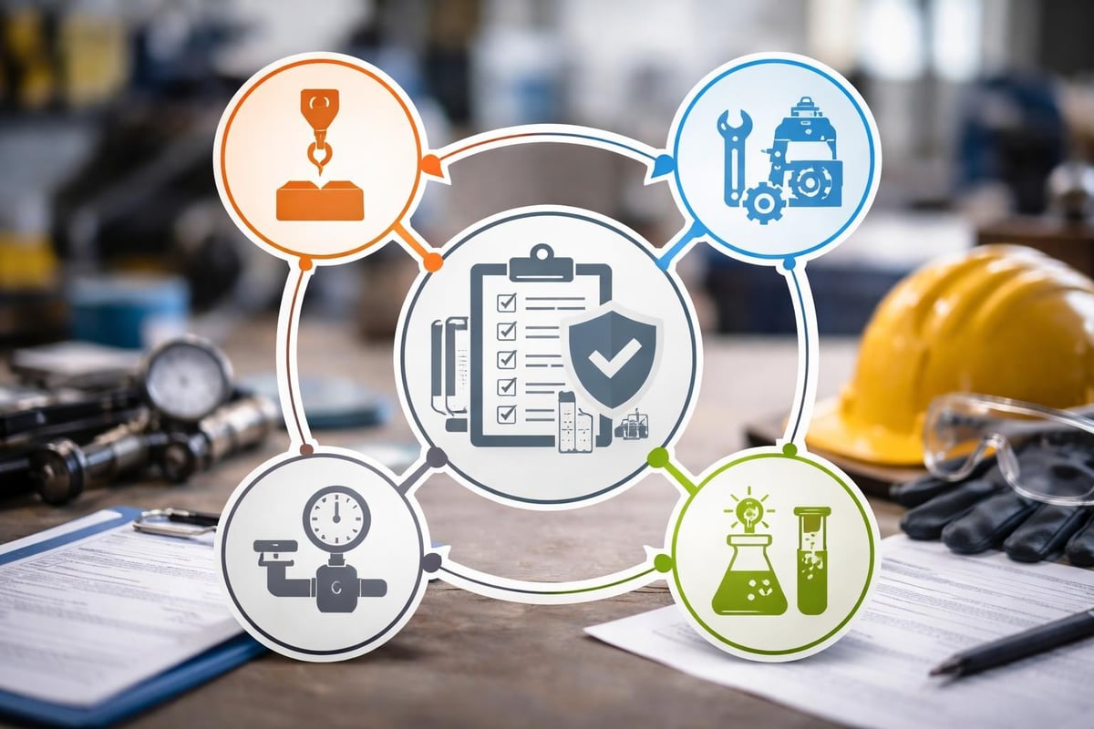 LOLER, PUWER, PSSR and COSHH regulatory framework