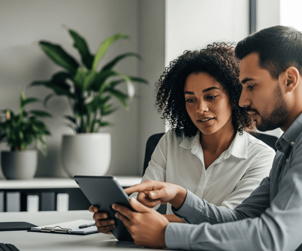 Person looking insecure in the mirror due to dental concerns.