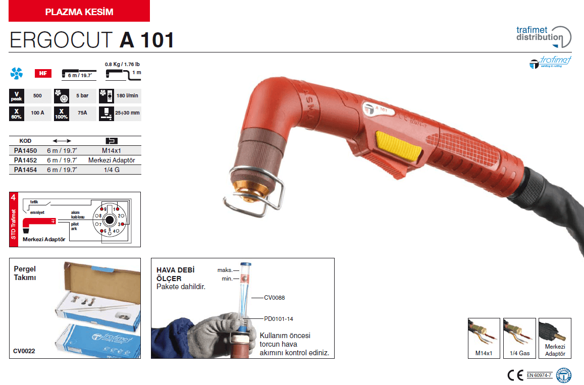 Trafimet Plazma Torç Ergocut A101