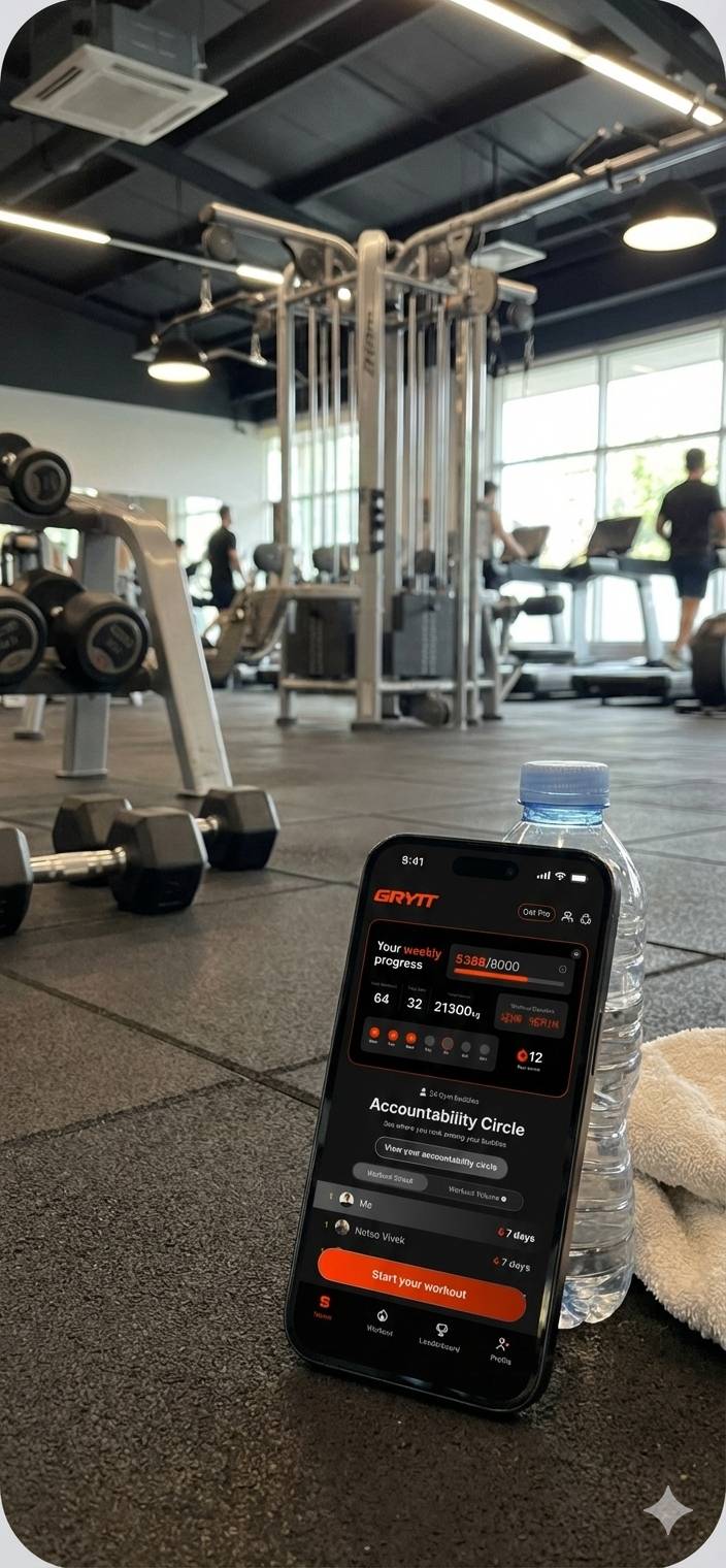 grytt workout logging app