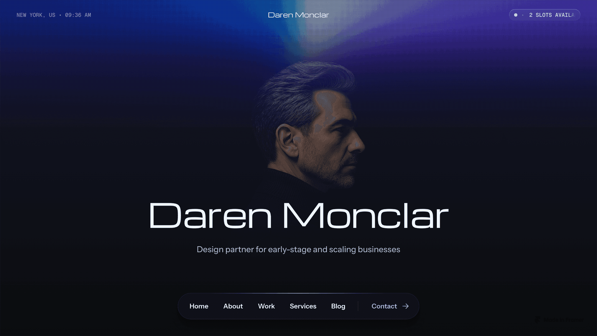 Monclar Framer template