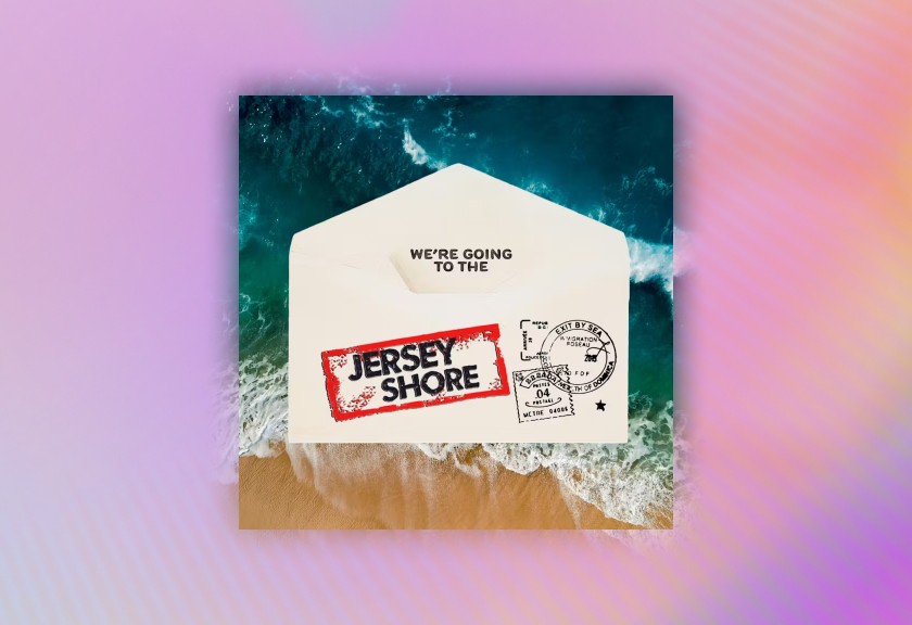 Playful, glowing digital baby shower invitation with a mint-green heart cameo design and neon accents.