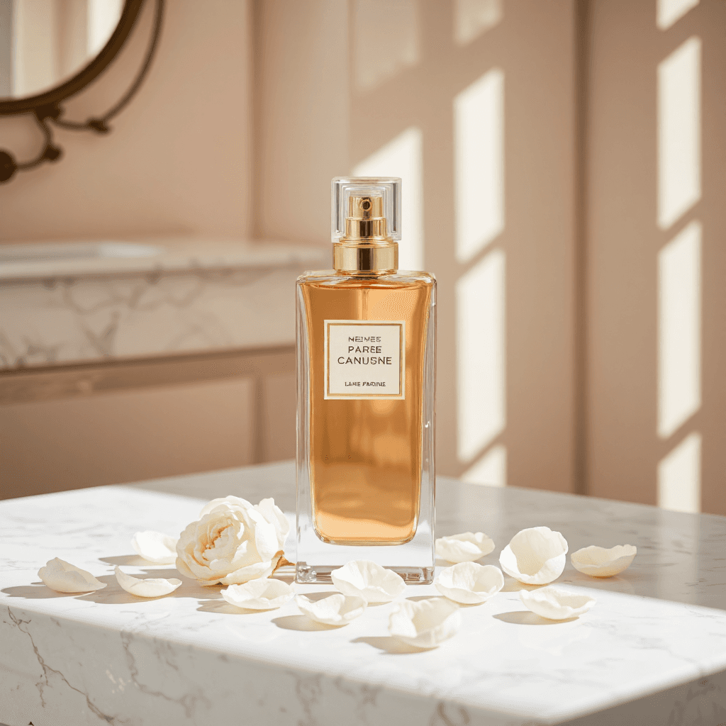 product photography of perfume