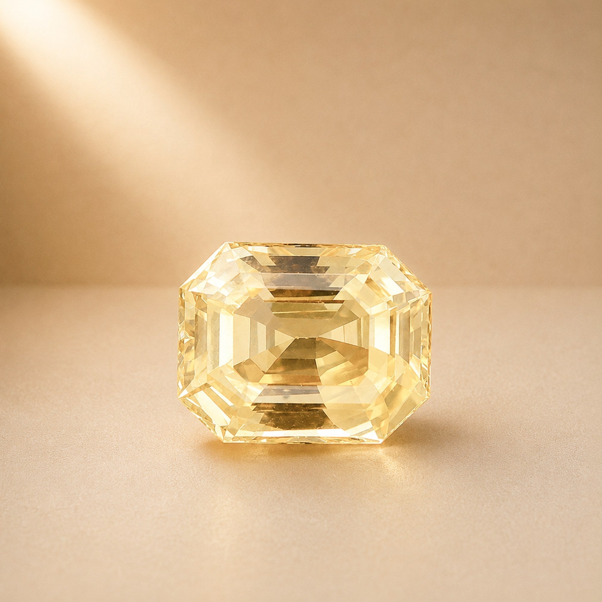 Yellow Sapphire 7 Carats — Dharmikstone