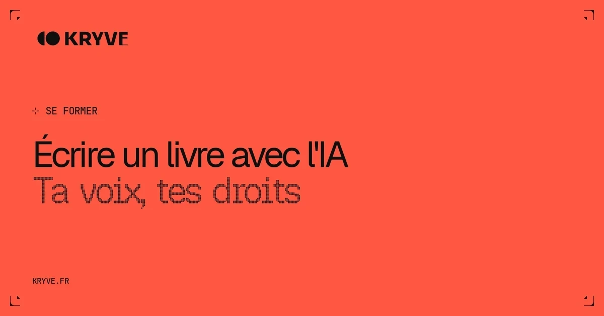 Écrire un livre avec l'IA : Ta voix, tes droits