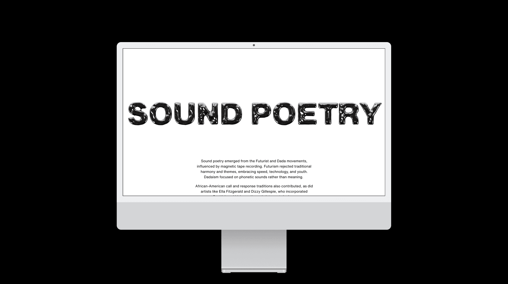 sound poetry longread mockup cover