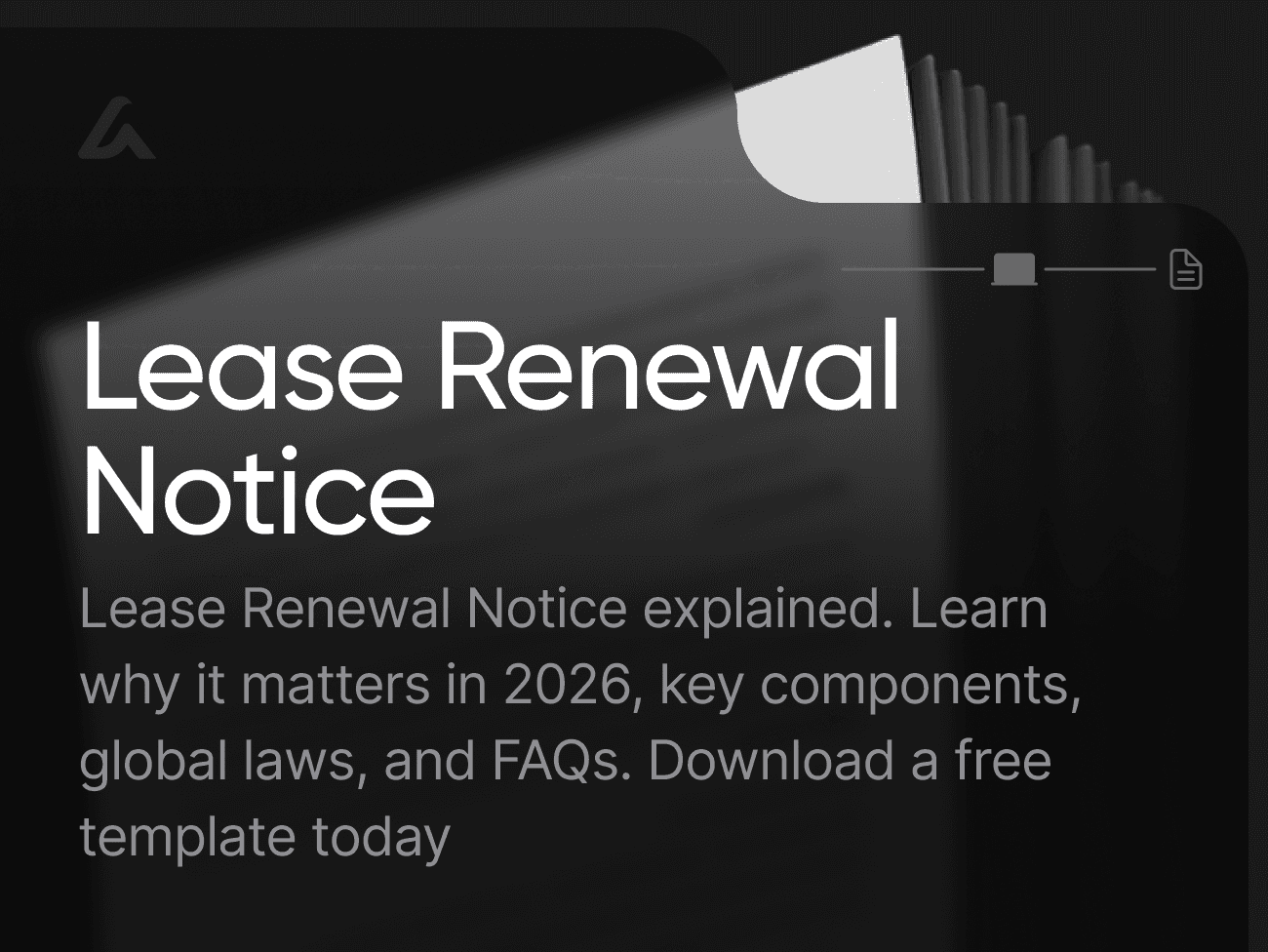 Lease Renewal Notice
