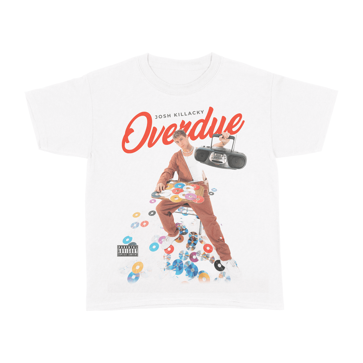 White Josh Killacky photo tee