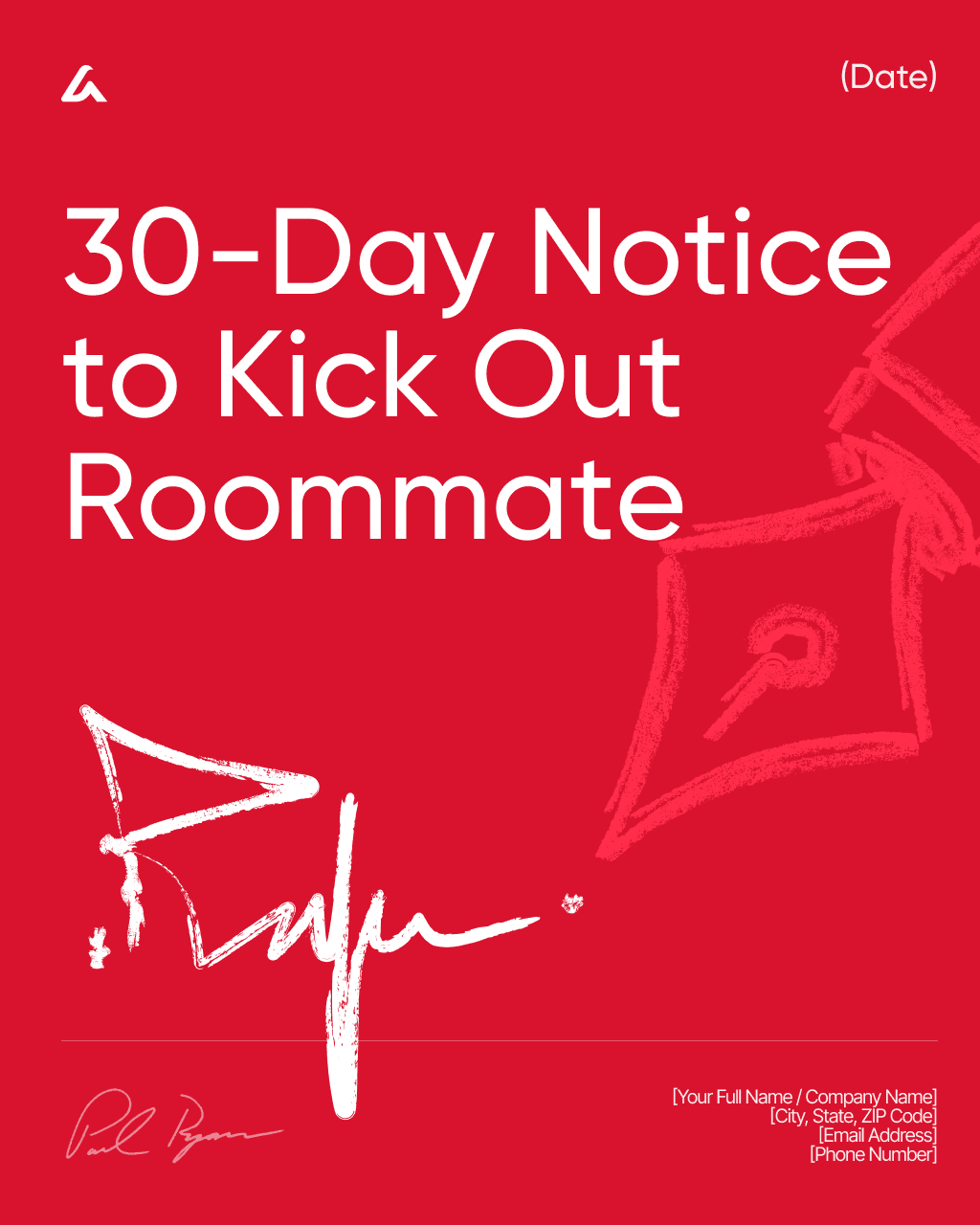 30-Day Notice to Kick Out Roommate