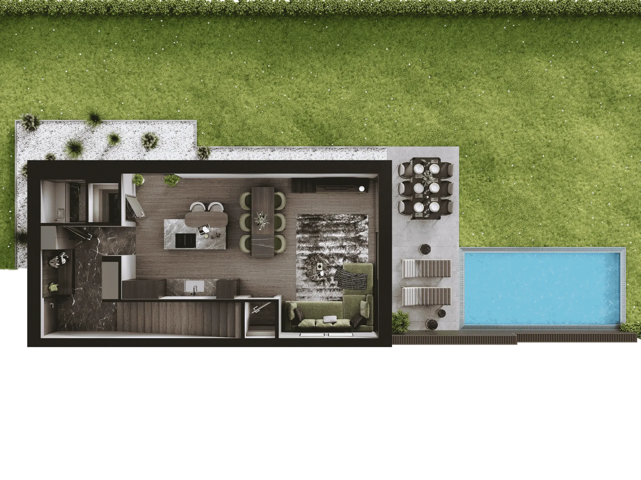 Render des Apartments