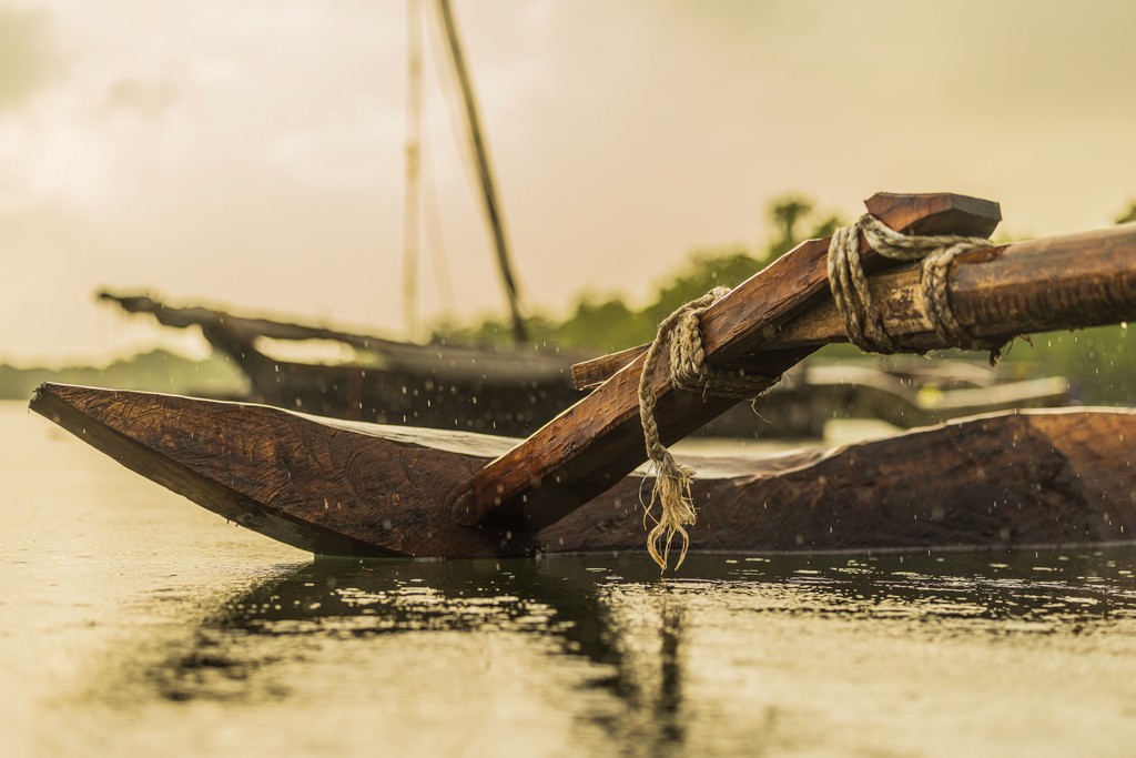 A close of a fishing boat in rain  (c) Anthony Ochieng Onyango
