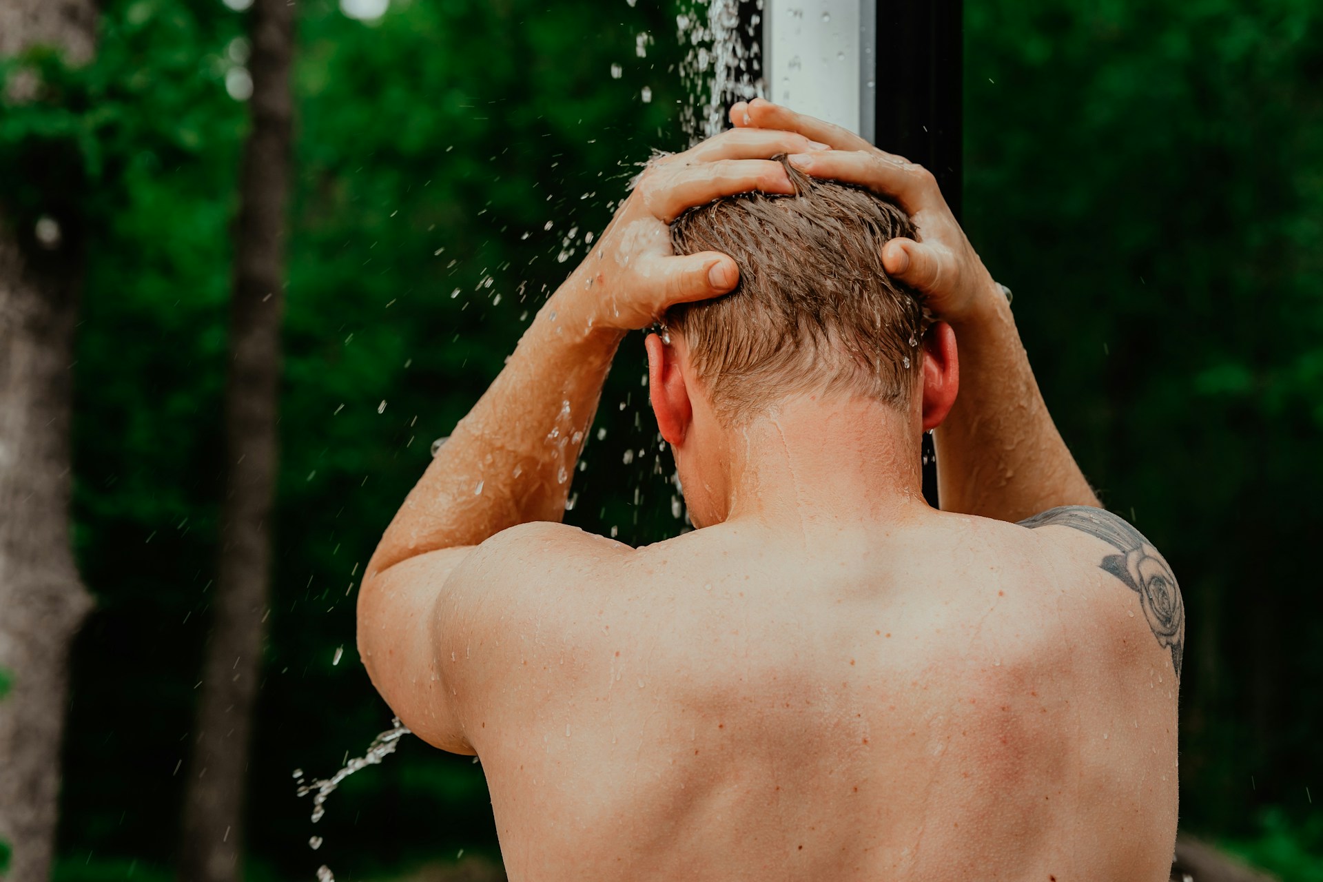 man taking a shower - NoFap Cold Showers