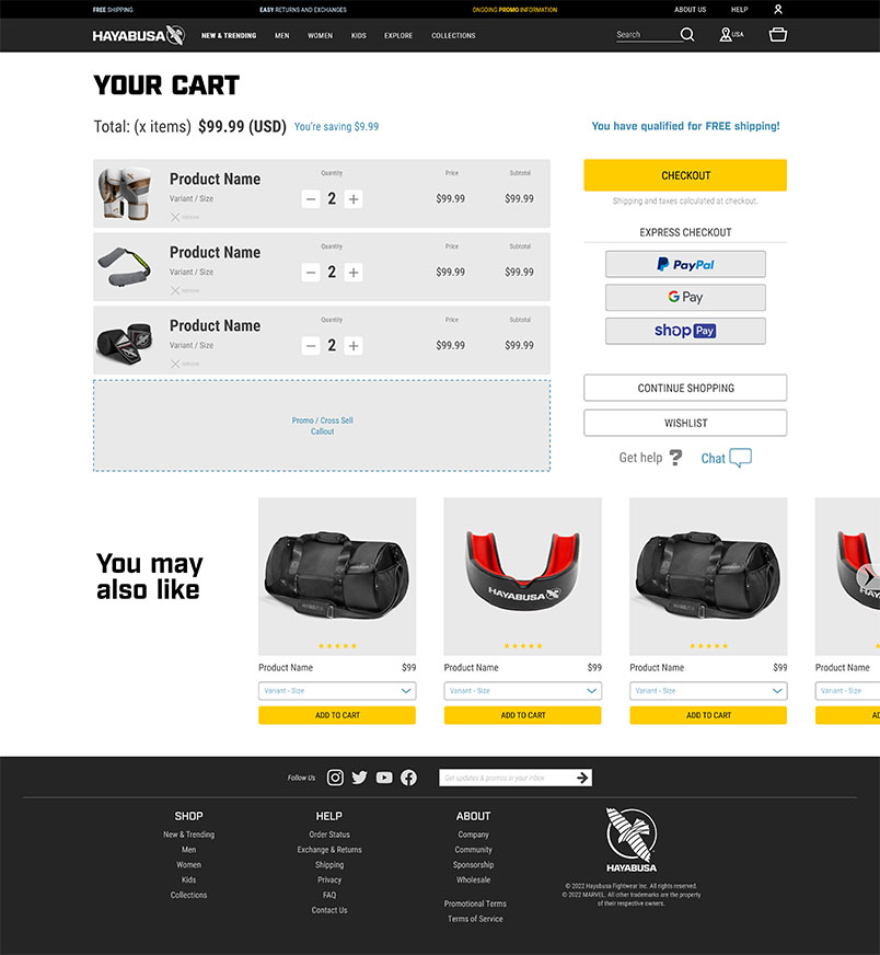 Cart Page