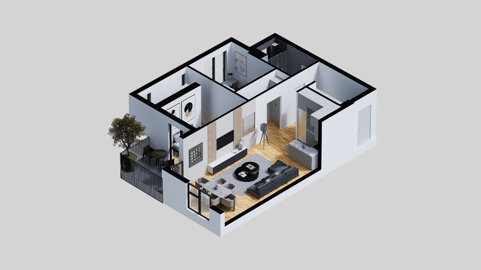 balcony apartments filled with plants