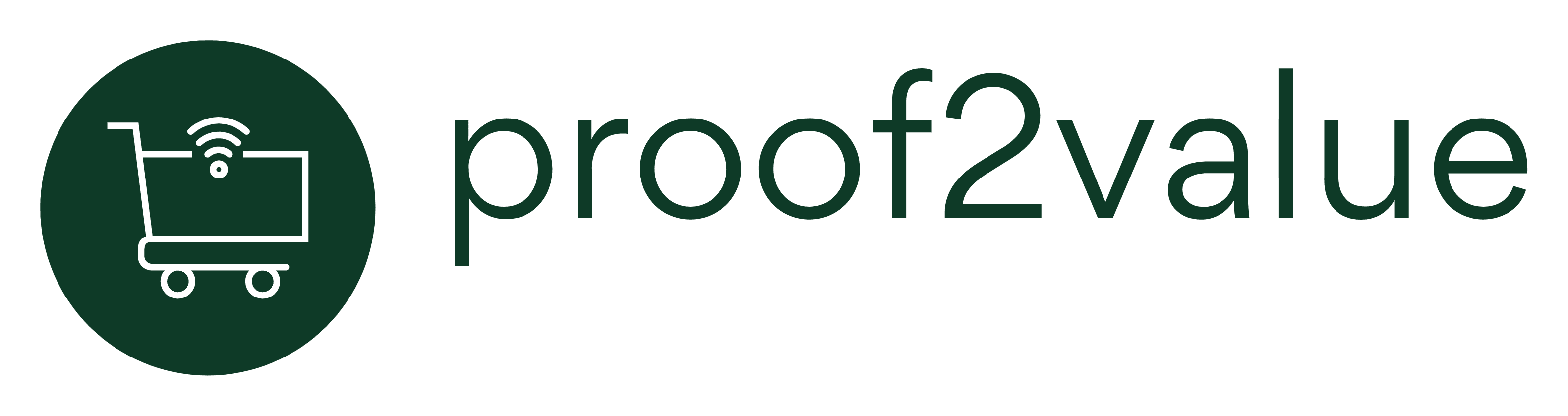 proof2value logo – AI commerce visibility consultancy