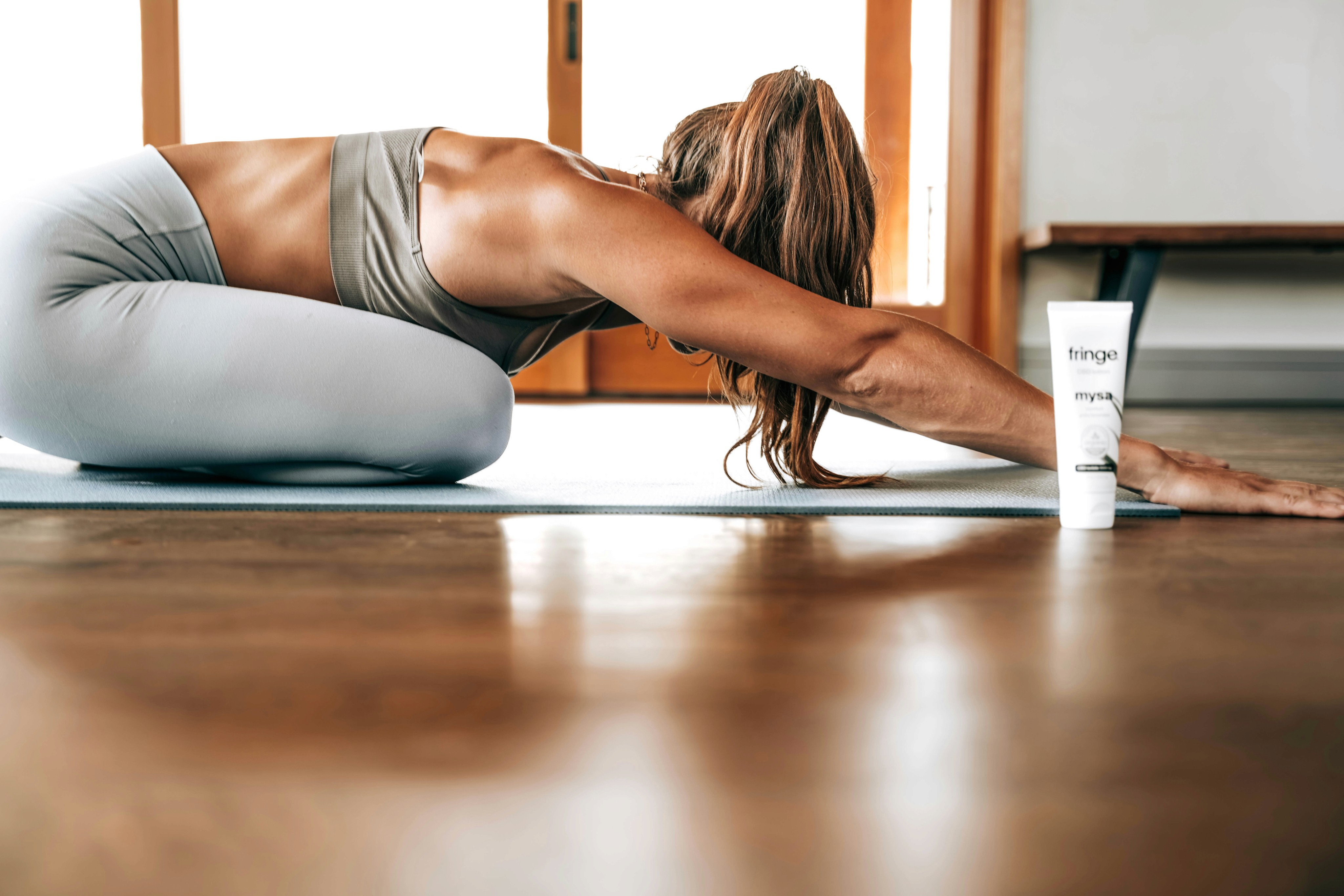 image of a person doing yoga