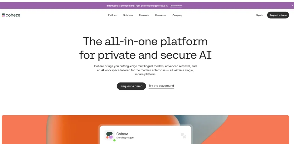 Cohere’s Command SDK