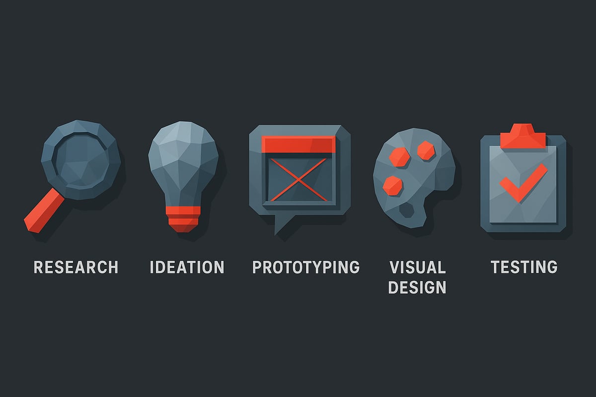 The UI/UX Design Process: Step-by-Step Guide for Beginners