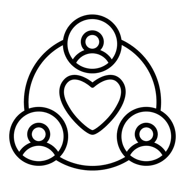 A heart icon symbolizing higher engagement.