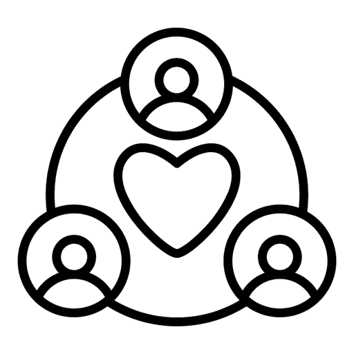 A heart icon symbolizing higher engagement.