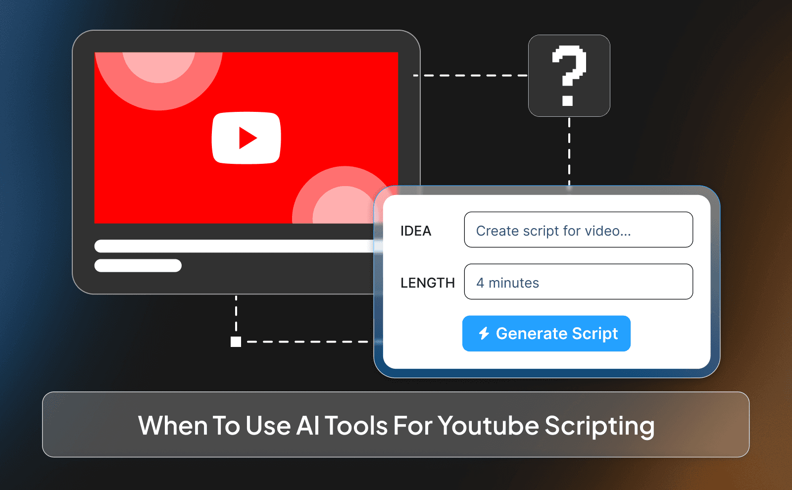 When to use AI tools for Youtube scripting