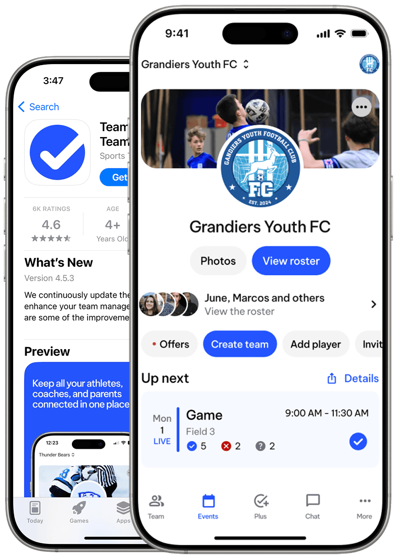 TeamLinkt's Soccer Team App 