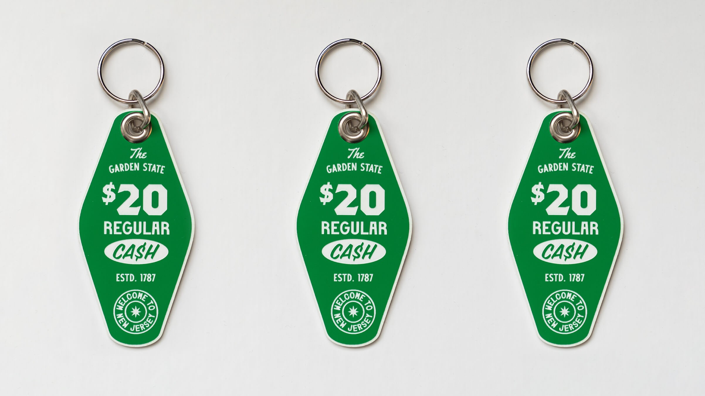 Retro keychain design