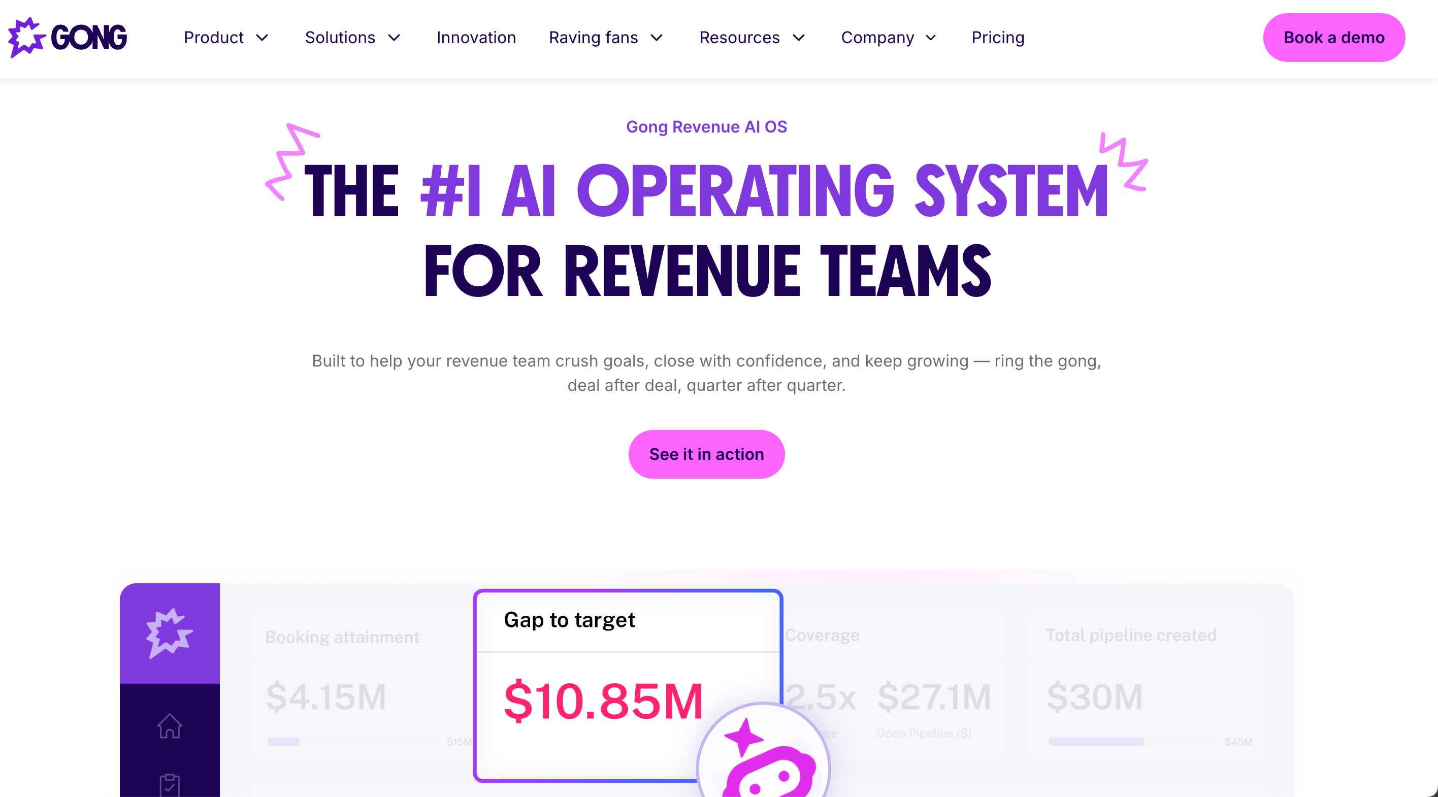 Gong.io – AI OS designed for revenue teams