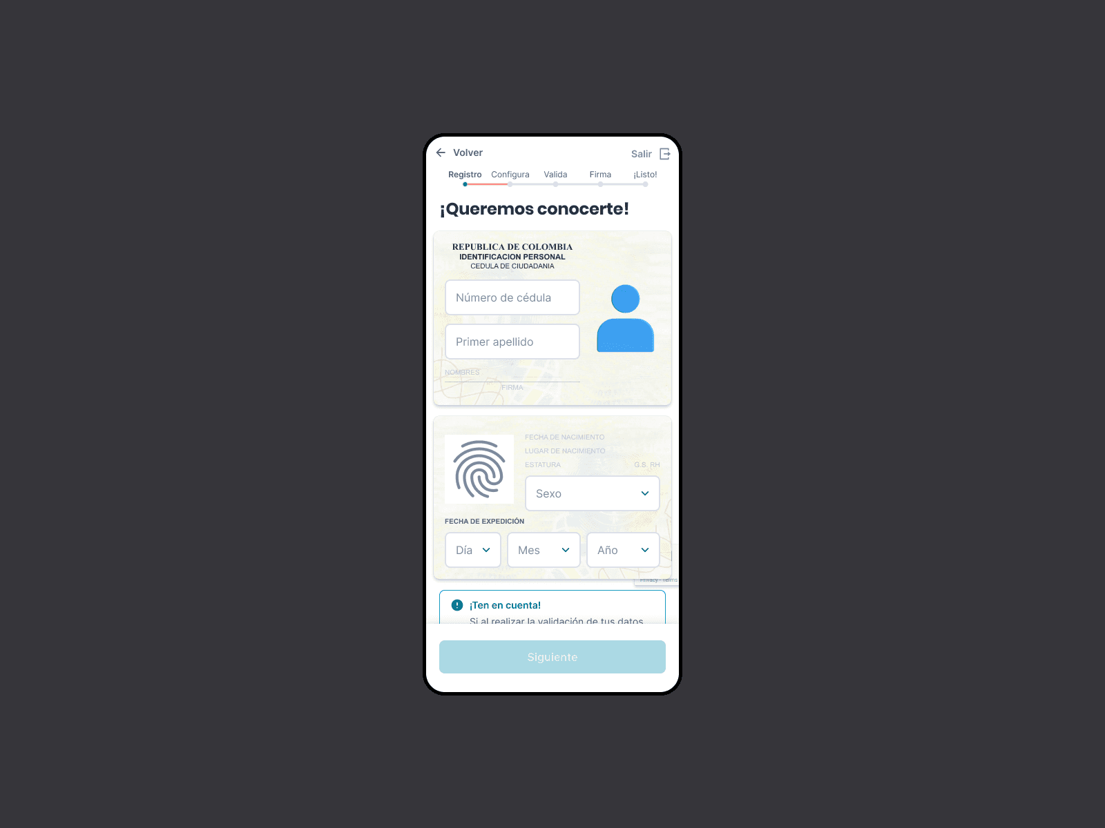 User ID Registration