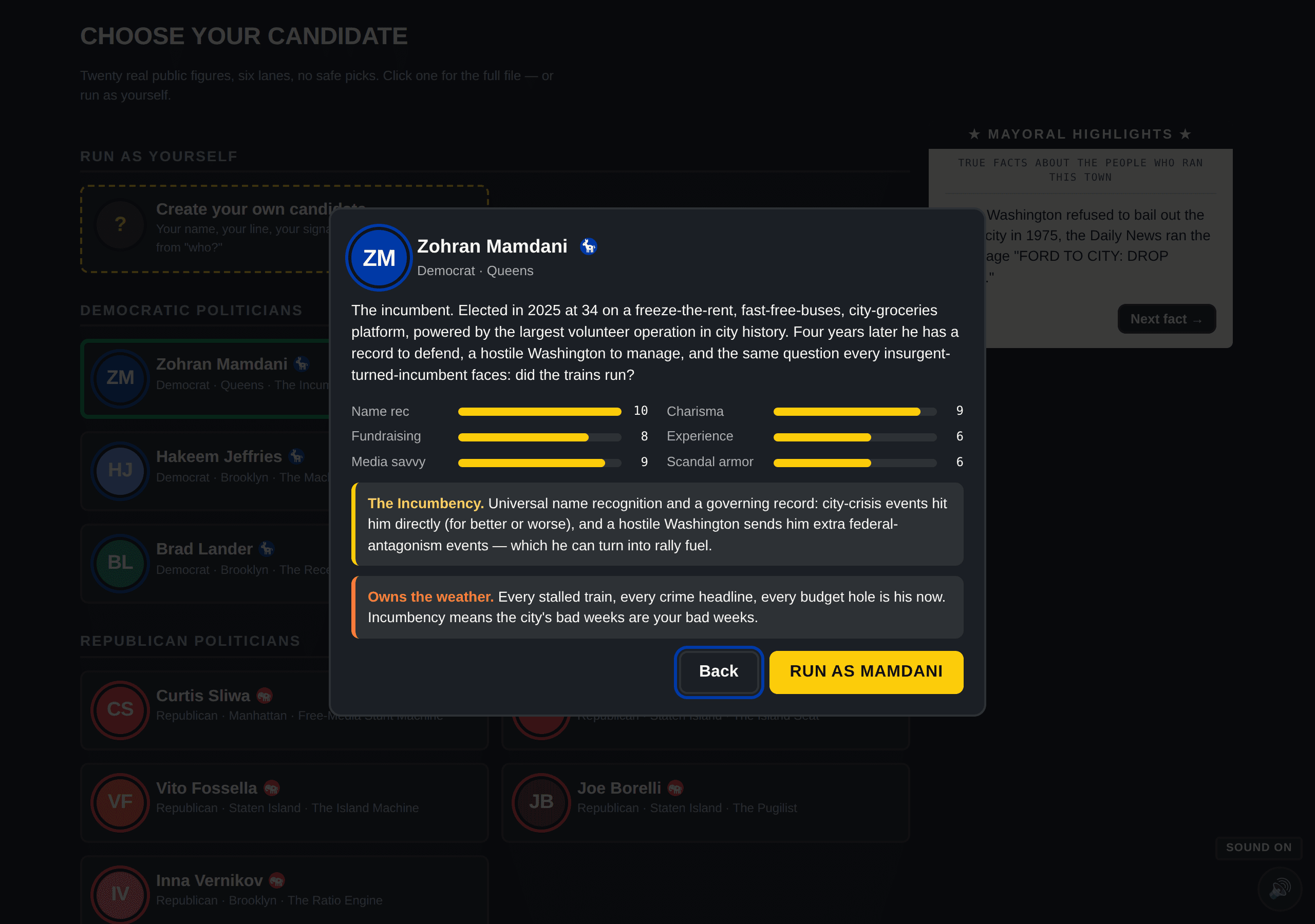 Candidate Dossier